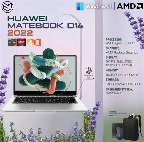 Huawei Matebook D R U Radeon Graphics Ips X