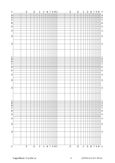 Semi Log Graph Paper A Size August School Office Free Printable Semi