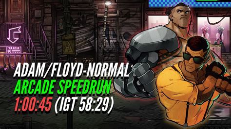 Streets Of Rage Arcade Mode Normal P Speedrun Floyd Adam