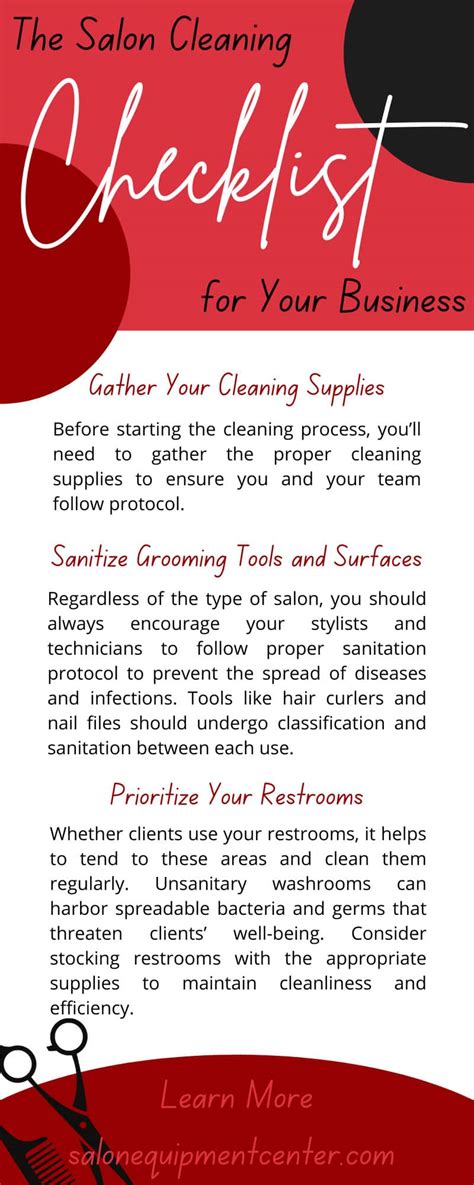 Hair Salon Salon Cleaning Checklist 2024 Hairstyles Ideas