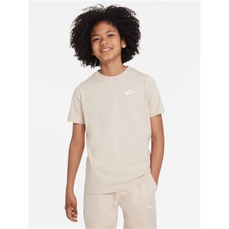 T shirt nsw futura logo brodé beige enfant Nike wimod