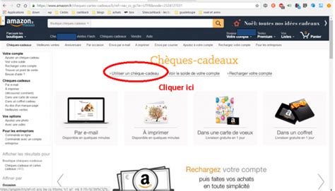 Comment recharger son compte avec un chèque cadeau amazon Sitescashback