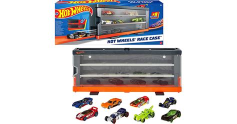 Hot Wheels Interactive Display Case With 8 1 64 Scale Cars Just 12 29 Freebies2Deals