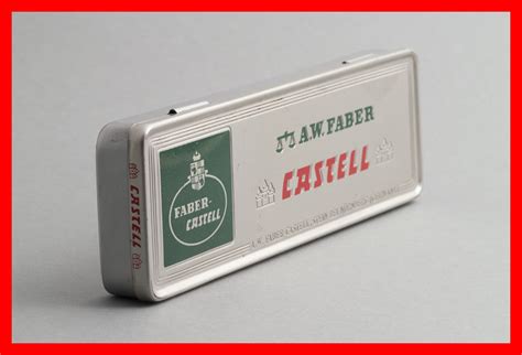 A W Faber Castell 9000 HB Vintage Tin Pencil Box EBay