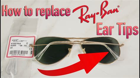 How To Remove And Install Temple Tips On Ray Bans Youtube