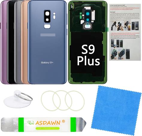 Galaxy S9 Rear Glass Replacement Back Cover With Pre Installed Camera Lens All The