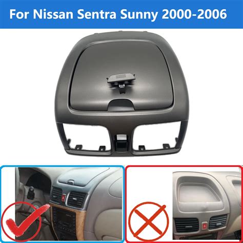 Ruili103 4 Air Vent Outlet Panel For Nissan Sentra Sunny For 2000 2006