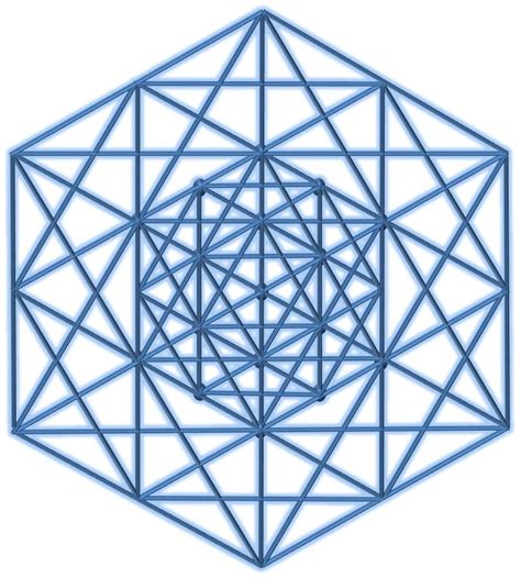 Tesseract Sacred Geometry Created In Alignment With Source Energy