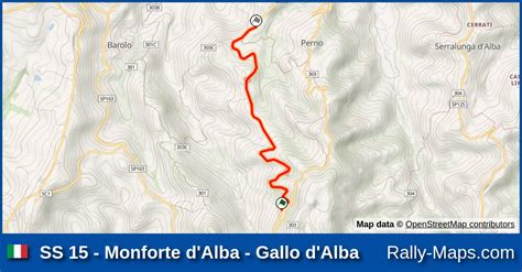 Ss Monforte D Alba Gallo D Alba Stage Map Sanremo Sestriere