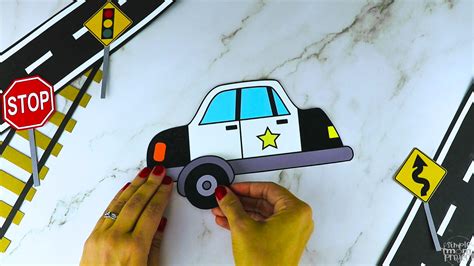 Printable Police Car Craft Template Simple Mom Project