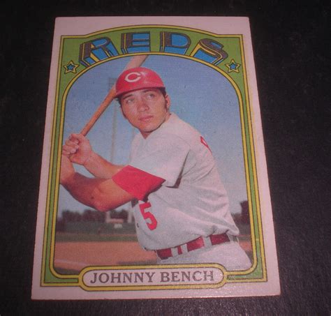 1972 JOHNNY BENCH TOPPS BASEBALL CARD No 433 EBay