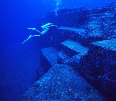 Yonaguni Monument Which Is Off The Coast Of Yonaguni The Southernmost