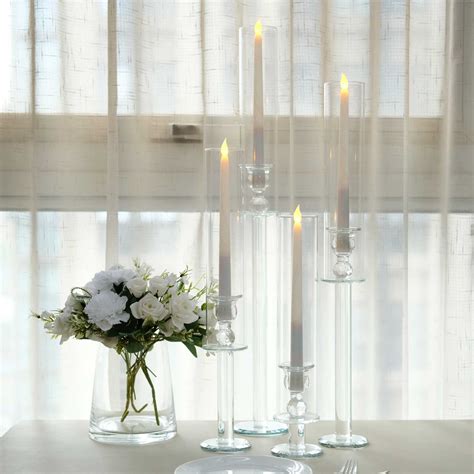 Tall Hurricane Candle Holders 4 Pack Efavormart