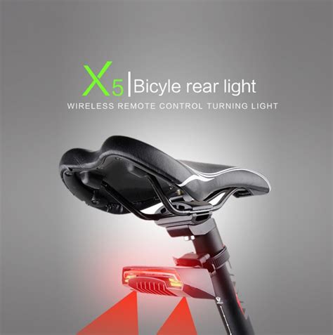 CMeilan X5 Inteligentní LED Bike Light Wireless + směrová světla za 1 ...