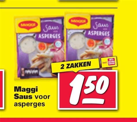 Maggi Saus Voor Asperges Zakken Aanbieding Bij Nettorama