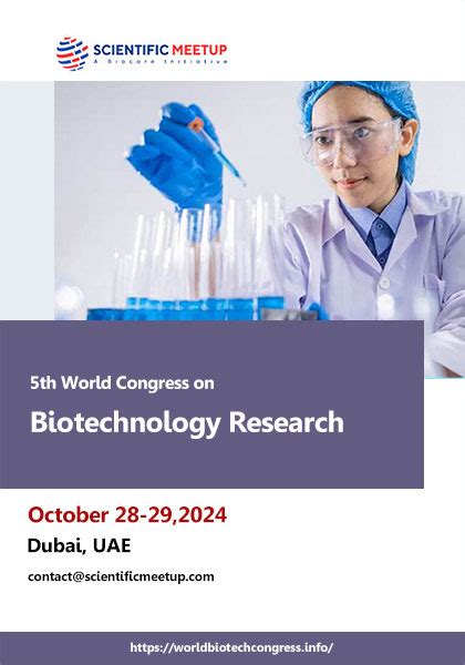 5th World Congress on Biotechnology Research - Kindcongress