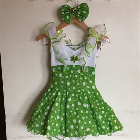 Dansco Costumes Dansco Green And White Dance Costume Poshmark