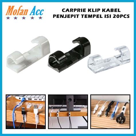 Jual Ma Cable Clip Isi Pcs Carprie Klip Kabel Organizer Holder