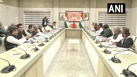 Ani Uputtarakhand On Twitter Uttar Pradesh Cabinet Meeting Was Held Under The Chairmanship Of