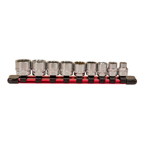 Oemtools 12 Point Low Profile Socket Set 9 Piece