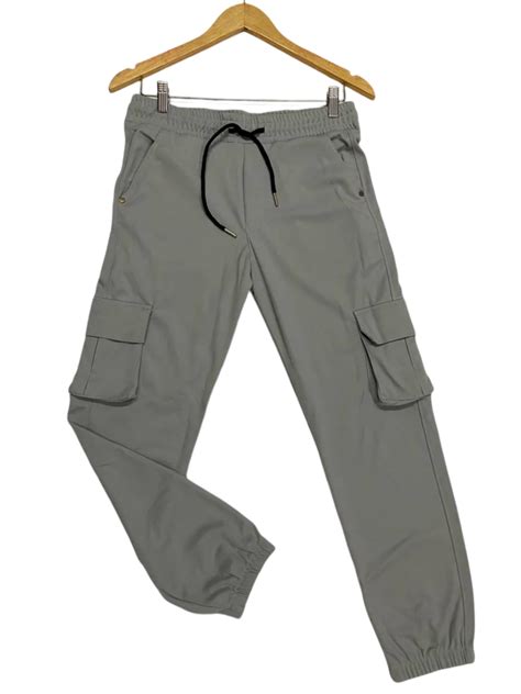 Male Solid Men Daily Wear Grey Lycra Jogger Pant At Rs Piece In