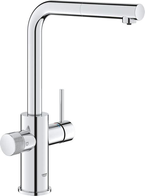 Grohe Blue Pure Minta Kitchen Sink Mixer Tap For Filtered Water High