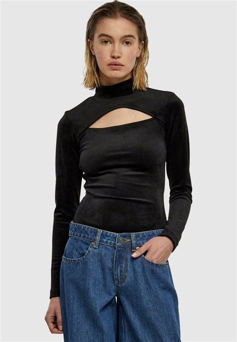 Urban Classics Cut Out Turtleneck Body Blackschwarz Zalandode