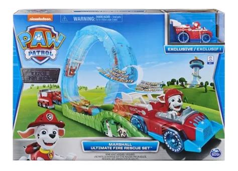 Paw Patrol Pista Loop Lanzador Y Marshall Vehículo Original Envío gratis