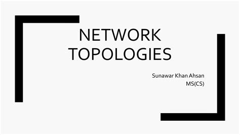 Network Topologies Ppt