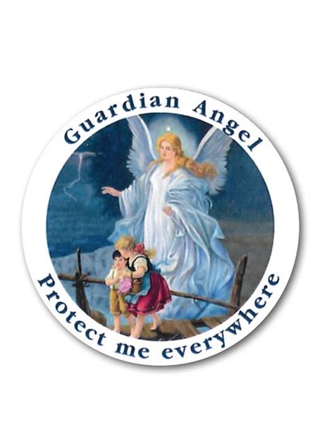 Guardian Angel Self Adhesive Car Sticker