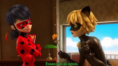 Chat Noir Giving Ladybug A Rose