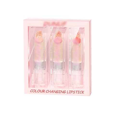 Adbnpza Matte Lipstick For Women Makeup Lip Stain Tinted Lip Balm 3 Piece Set Of Dry Flower Gold