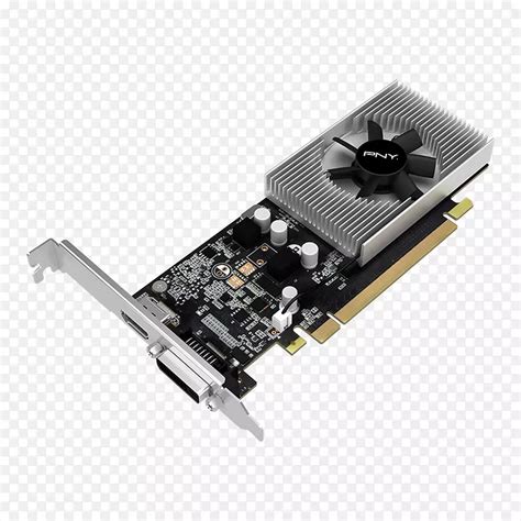 显卡和视频适配器NVIDIA GeForce GT 1030 GDDR 5 SDRAM PNY技术 图形卡PNG图片素材下载 图片编号