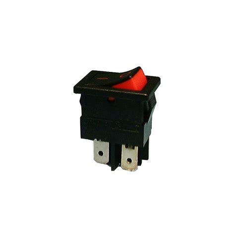 Philmore Mini Rocker Switch Dpst A V On Off Black White