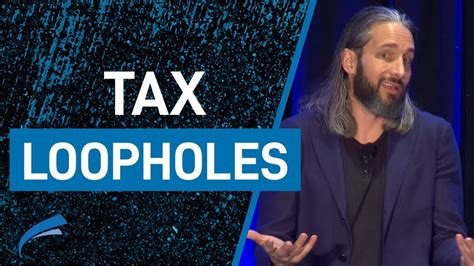 Tax Loopholes The Rich Dont Want You To Know Garrett Gunderson Youtube