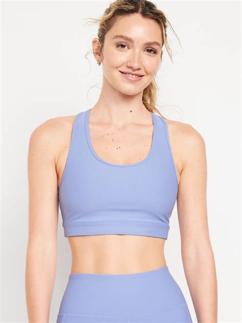 Medium Support Powersoft Racerback Sports Bra Old Navy