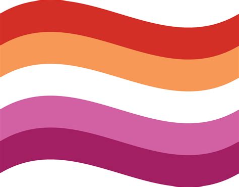 Lesbian Pride Flag LGBT Symbol In Shape 35038396 Vector Art At Vecteezy