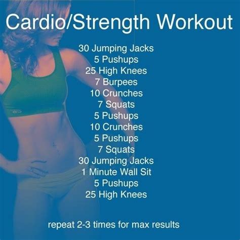 Sweat Sweat Sweat Cardio Workout Routines Strength Workout Effective Workouts