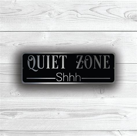 Quiet Zone Sign