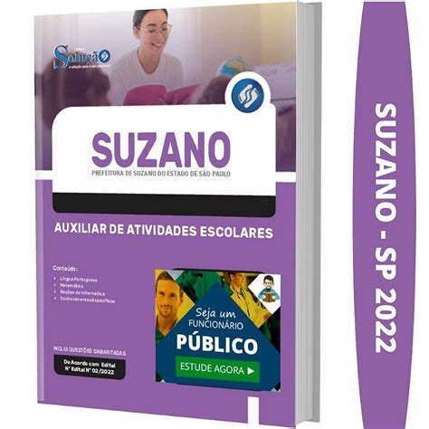 Apostila Concurso Suzano Sp Auxiliar De Atividades Escolares Solu O