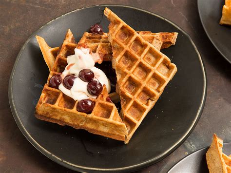 Sourdough Whole Wheat Waffles Saveur