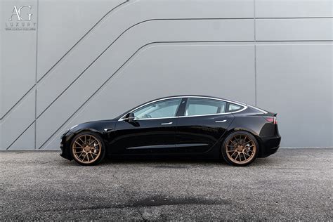 Ag Luxury Wheels Tesla Model 3 Agluxury Agl Vanquish Flow Form Wheels