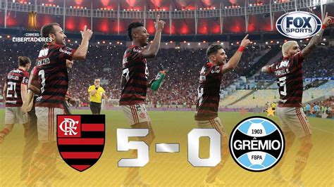 Fla X Gremio Libertadores 2019 - RUMO AO CHILE! Flamengo 5x0 Grêmio - semifinal Conmebol Libertadores ...