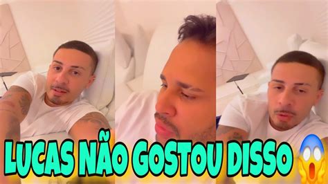 LUCAS NÃO GOSTOU DA FORMA QUE CARLINHOS MAIA TRATA ELE YouTube