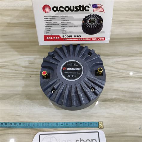 Jual Driver Tweeter Acoustic Pa Act Pa Act Watt Ori