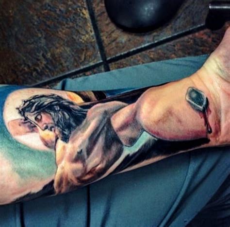 Top Pictures Tatuajes De Cristo En El Brazo Para Hombres Stunning