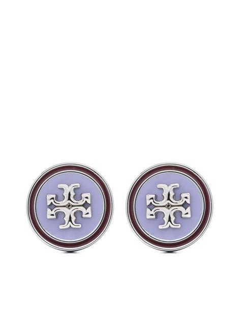 Tory Burch Kira Double T Motif Stud Earrings Farfetch