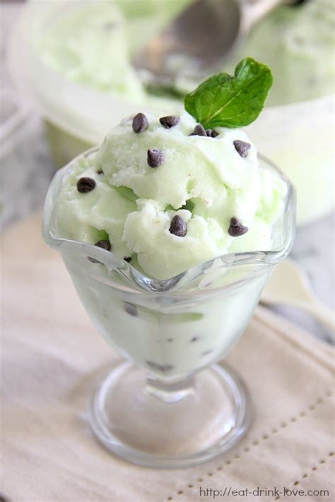 Mint Chip Frozen Yogurt Eat Drink Love