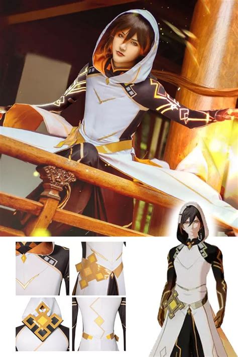 Genshin Impact Zhongli Archon Outfit Cosplay Costume | Halloween ...