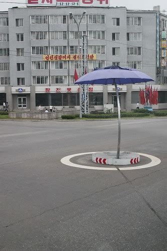 OH NO! PYONGYANG TRAFFIC LADIES BEING RETIRED